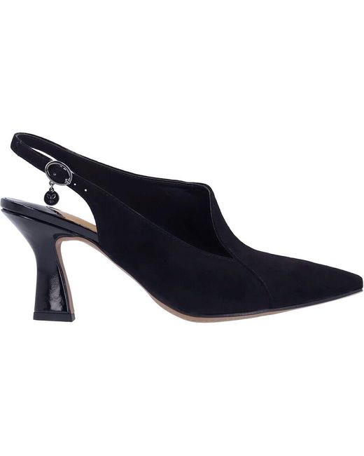 J. Reneé Blue Prissy Heels Suede Slingback Spool Heel Pump Khd156