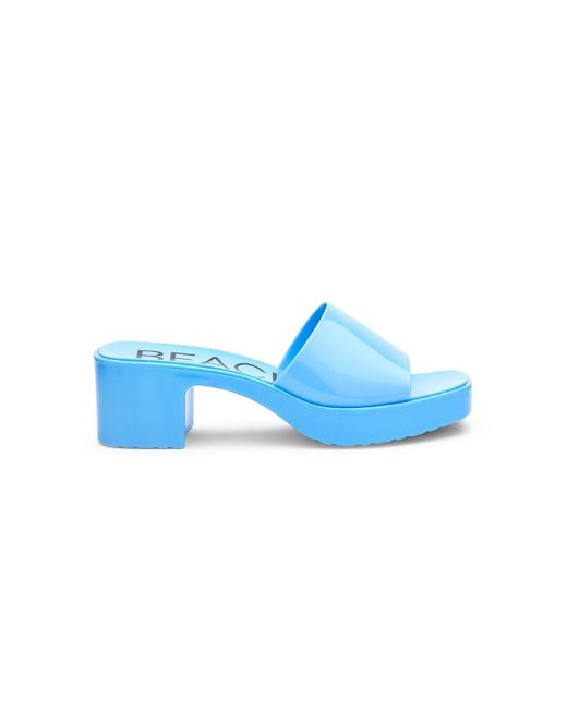 Matisse Blue Wade Slide Sandals