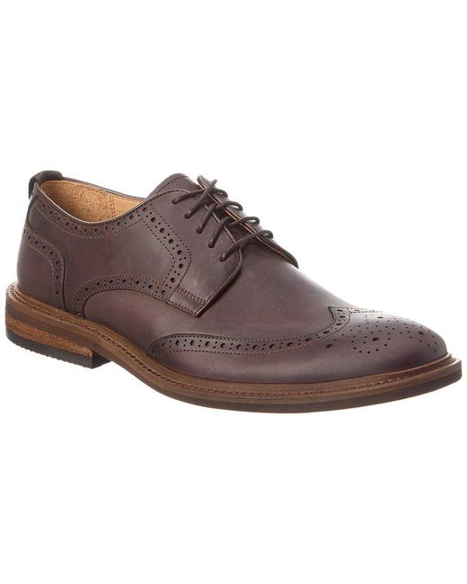 Warfield & Grand Brown Slater Leather Oxford for men