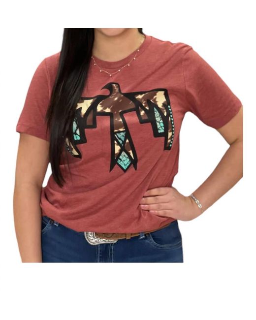 She Shed Red Thunderbird Tee