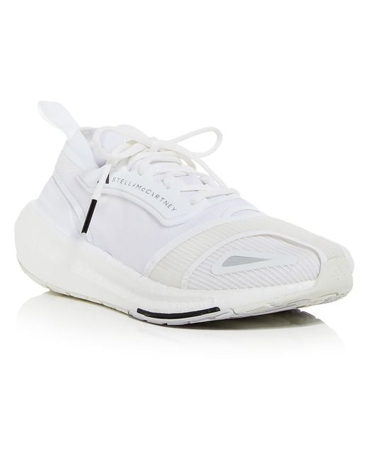 Adidas By Stella McCartney White Asmc Ub 23 Lower Footprint Performance Lace-up Running & Training Shoes