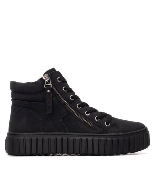 Xti Black Casual High Top Sneakers Refresh Collection By