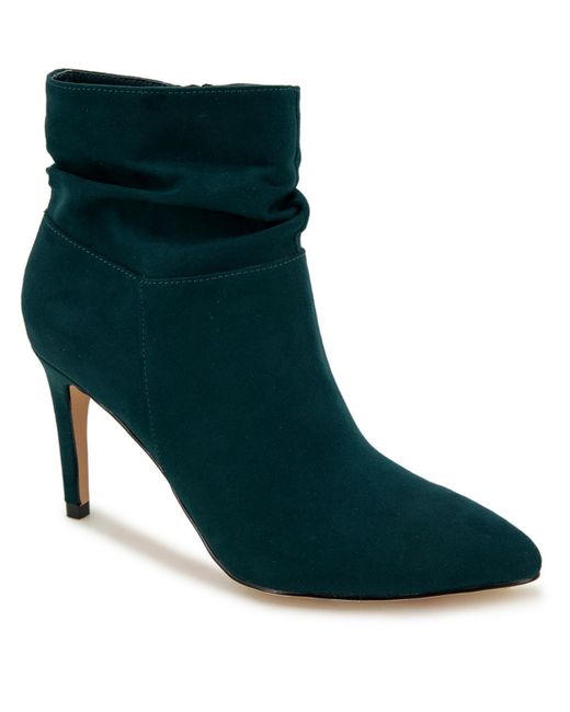 Xoxo Green Taylor Solid Slouchy Booties