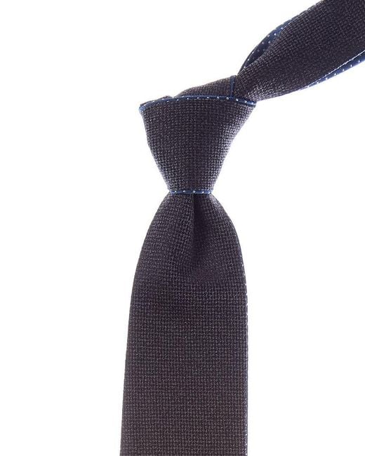 Canali Blue Silk Tie for men