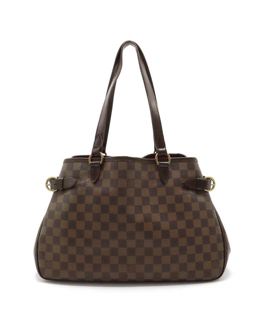 Louis Vuitton Brown Batignolles Horizontal Canvas Shoulder Bag (pre-owned)