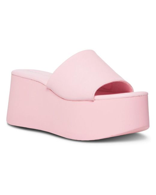 Madden Girl Cake Slip On Fashion Wedge Sandals in Pink Lyst