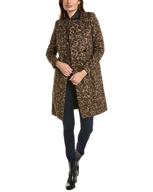 AllSaints Natural Sidney Leo Wool-blend Coat