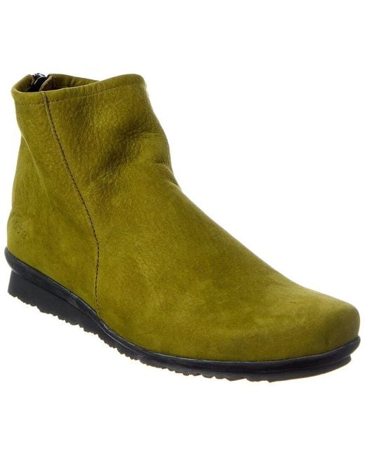 Arche Green Baryky Leather Bootie