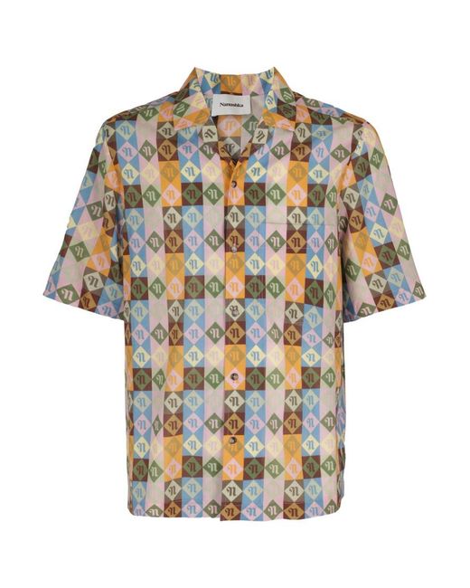 Nanushka Multicolored Printed Cotton Shirt for men