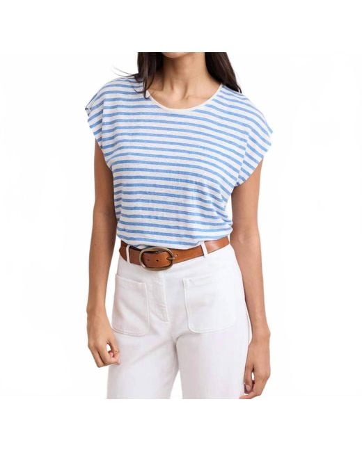 Hartford Blue Tarjei Knit T-Shirt