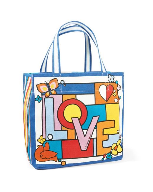 Brighton Canvas Tote Bag in Blue Lyst