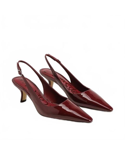 Sam Edelman Red Bianka Slingback Pump