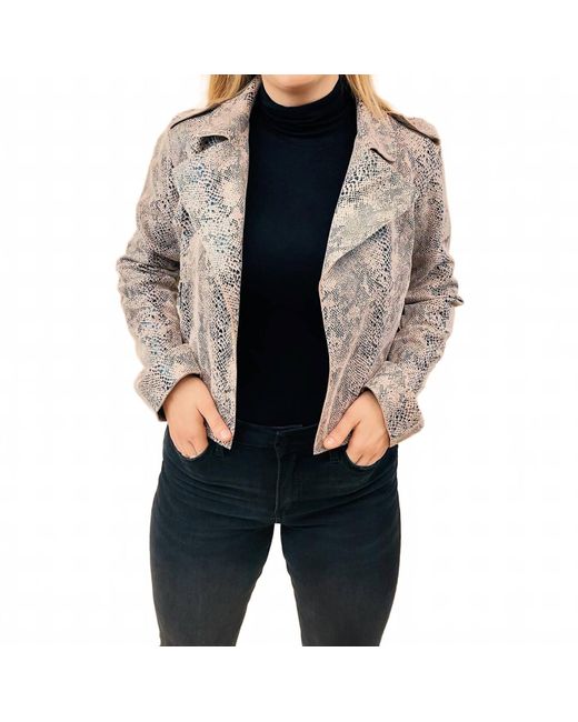 To The Way Corp. Black Emma Moto Jacket