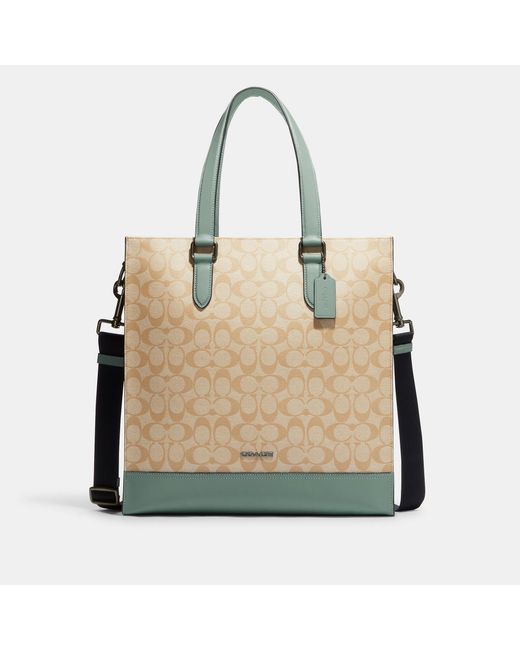 Coach Outlet Natural Graham Structured Tote