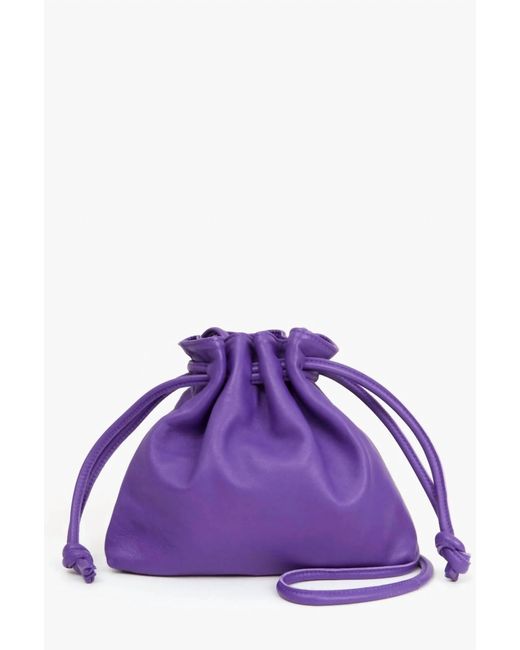 Clare V. Purple Petit Henri Mini Bag