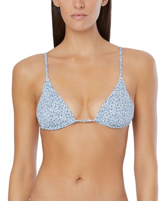 Onia Blue Alexa Bikini Top