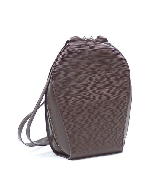 Louis Vuitton Purple Ellipse Leather Backpack Bag (pre-owned)