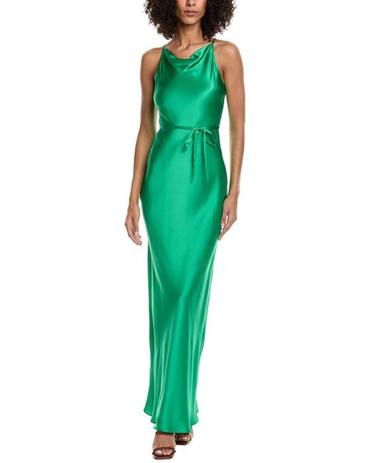amanda uprichard green maxi dresses Taleah Cut Out Maxi Dress Green| Beginning Boutique US 6 main image 0