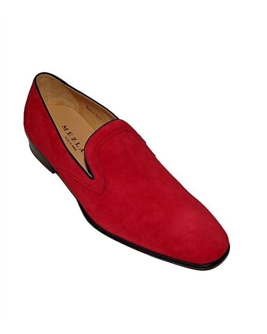 Mezlan Red Slip On Loafer for men