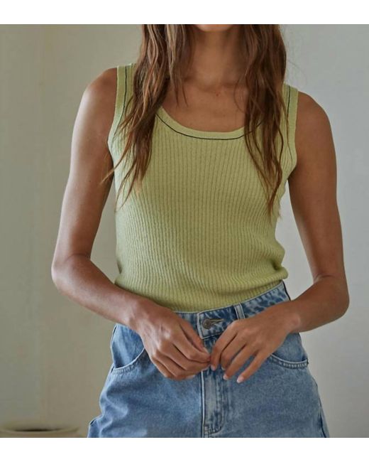 By Together Green Mira Sweater Tank