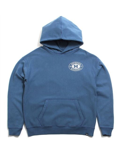 '47 Blue Wolverines Hookline River Hoodie