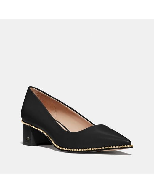 Coach Outlet Leather Willa Pump in Black Save 70 Lyst