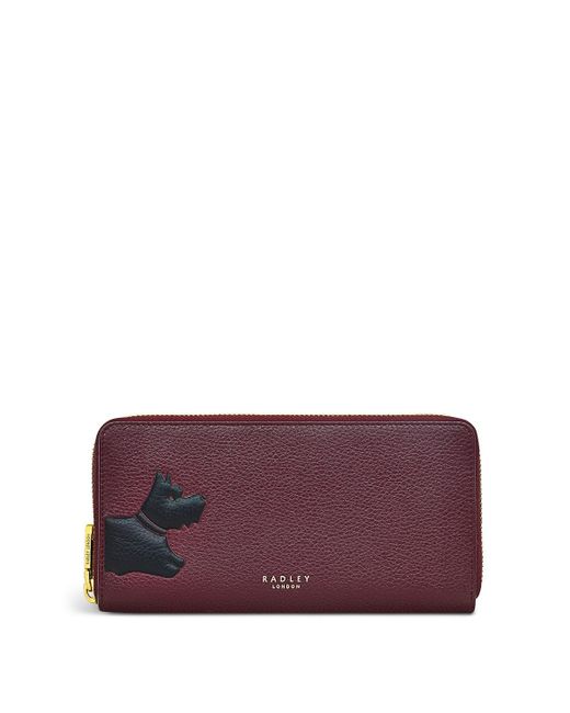 Radley Radley Stamp Large Zip Around Wallet in Purple Lyst