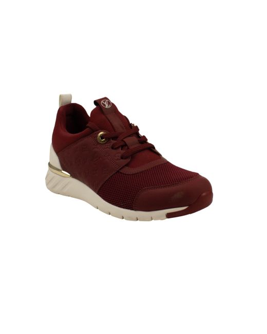 Louis Vuitton Red Maroon Aftergame Stellar Sneakers