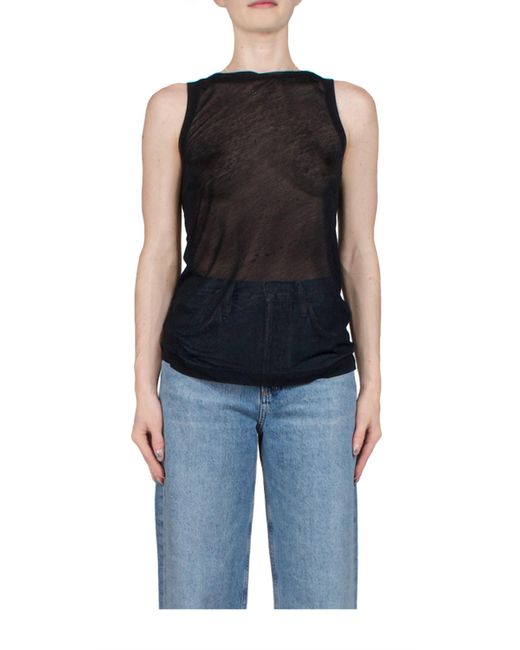 Helmut Lang Black Two Way Tank