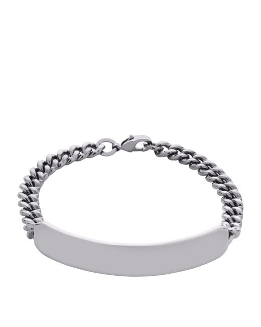 A.P.C. Metallic Darwin Curb Chain Bracelet for men