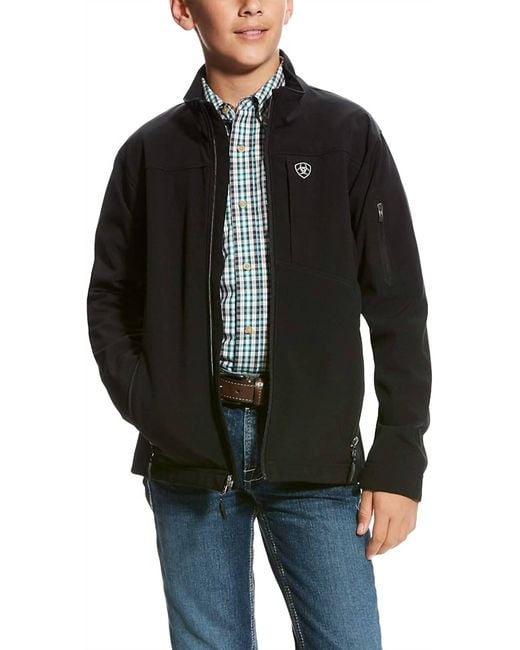 Ariat Black Big Vernon 2.0 Softshell Jacket for men