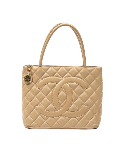 Chanel Medallion Tote in Natural