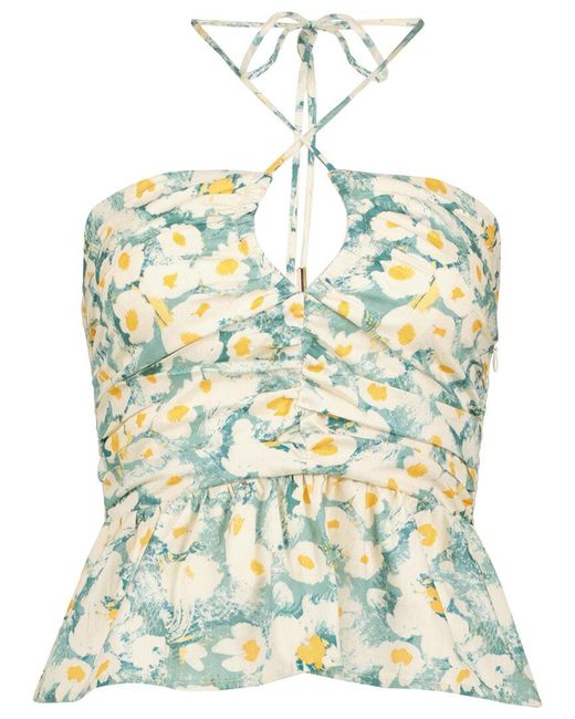 Bishop + Young Metallic Aeries Halter Top