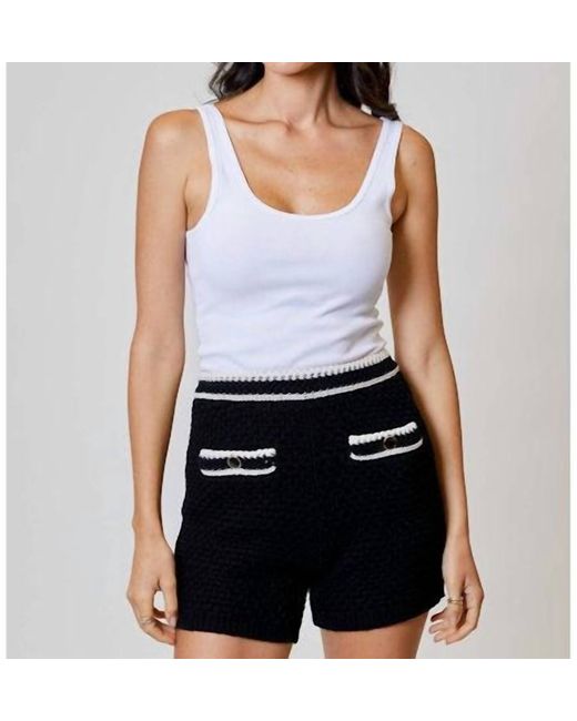Design History Blue Renee Shorts