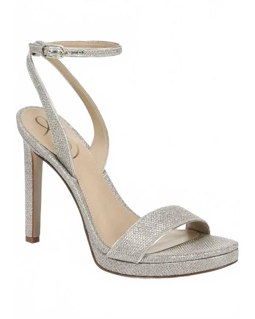 Sam Edelman Metallic Platform High Heels