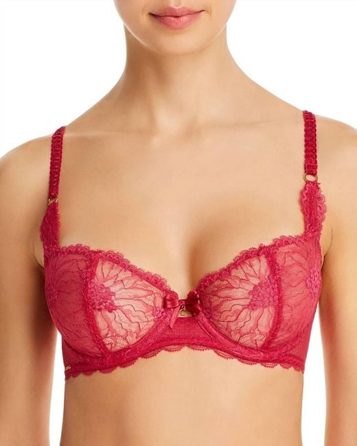 Chantelle Red Opera Bra