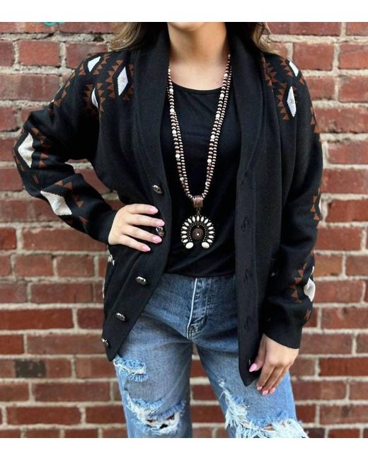 Sterling Kreek Blue Stand By Me Knit Cardigan