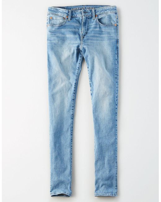 American Eagle Outfitters Blue Ae Airflex+ Skinny Jean for men