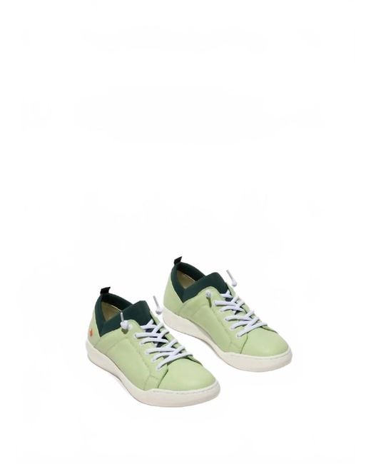 Softinos Green Elasticated Trainers