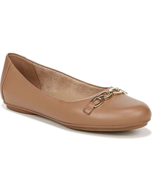 Naturalizer Natural Mira Leather Slip On Ballet Flats