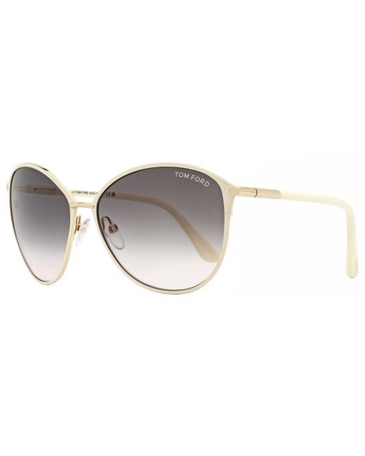 Tom Ford Black Penelope Sunglasses Tf320 25b Cream/gold 59mm