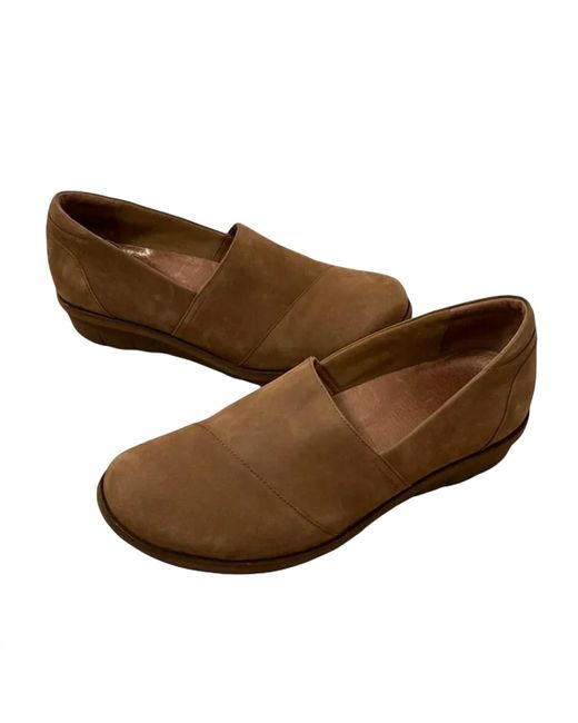 Dansko Brown Julia Nubuck Loafer