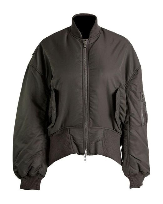 J.W. Anderson Black Steel Coat With Zip Fastening
