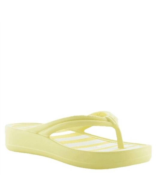 Lemon Jelly Yellow Breezy Slipper