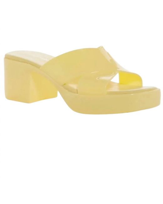 Jeffrey Campbell Yellow Bubblegum Platform Sandal