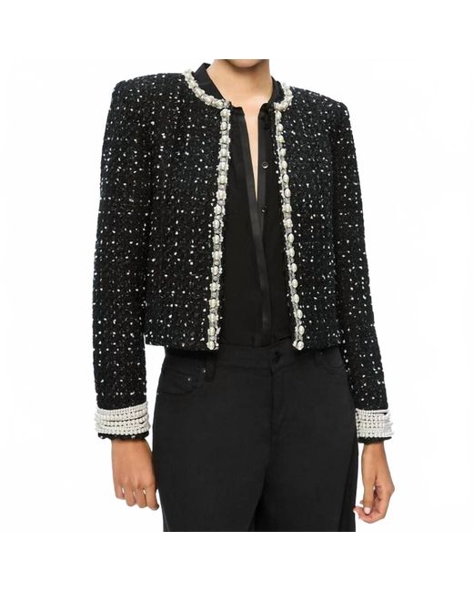 Alice + Olivia Black Dorian Jacket
