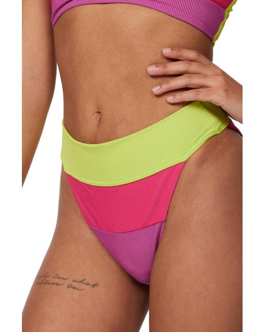 Beach Riot Pink Alexis Bottom