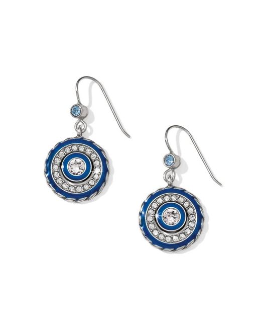 Brighton Blue Halo Eclipse French Wire Earring