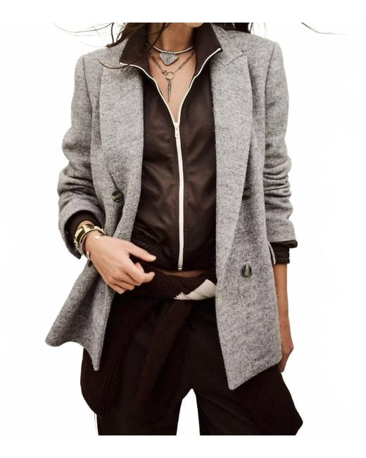 Ba&sh Black Masculine Style Jacket