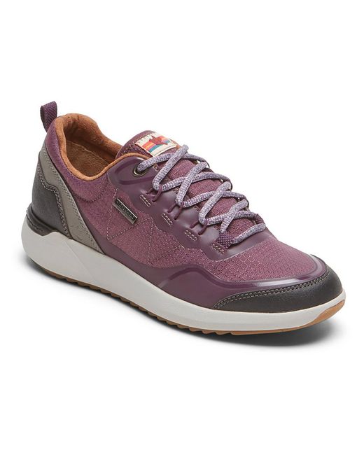 Cobb Hill Purple Skylar Lace-up Waterproof Casual And Fashion Sneakers
